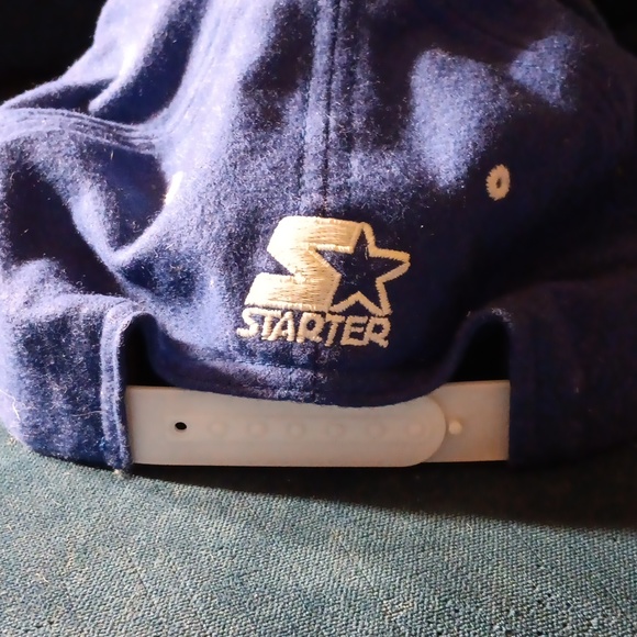 CARHARTT WORK IN PROGRESS Blue Wool Blend Baseball Cap One Size - Picture 3 of 4